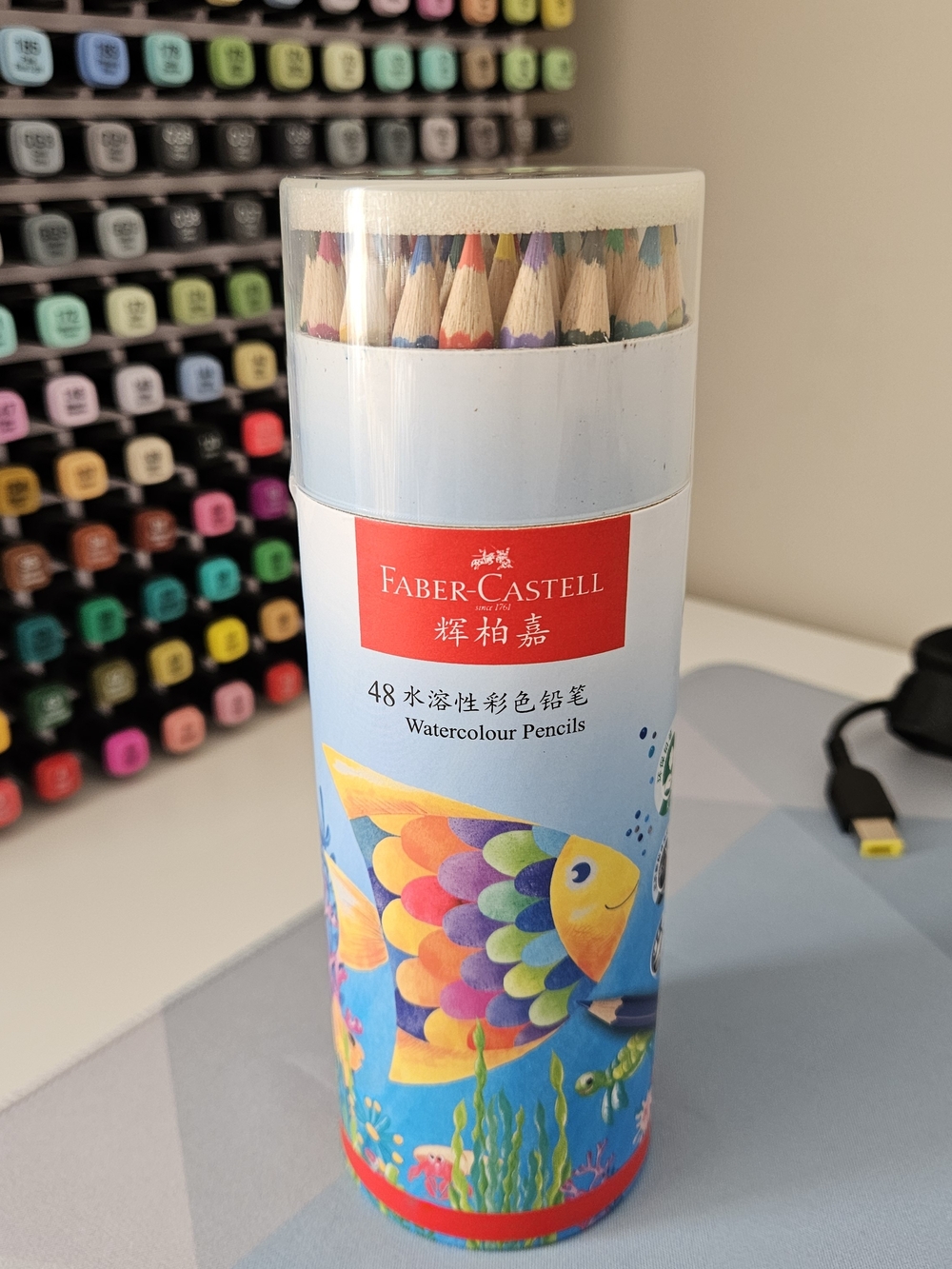 NWT Faber Castell 48 Watercolour Pencils Set - Brand New Sealed